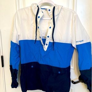Columbia women’s colorblock windbreaker size small